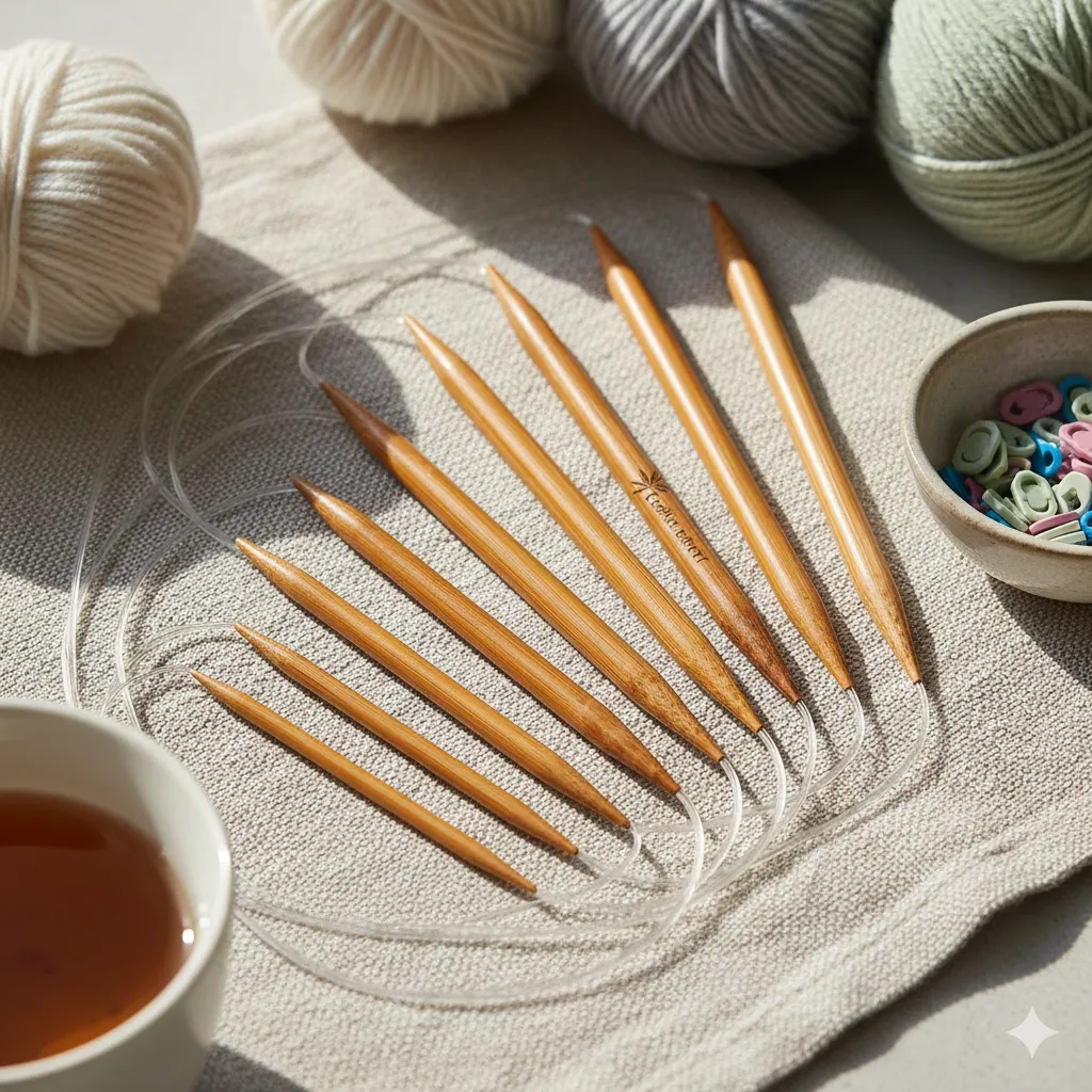 Premium Bamboo Knitting Needles